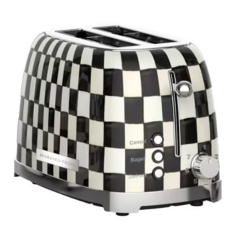 Mackenzie-Childs courtly check 2-slice toaster
