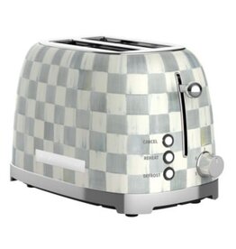 Mackenzie-Childs sterling check 2-slice toaster