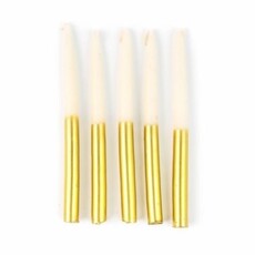 Mackenzie-Childs hanukkah gold candle set