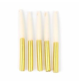 Mackenzie-Childs hanukkah gold candle set
