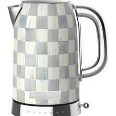 Mackenzie-Childs sterling check electric kettle