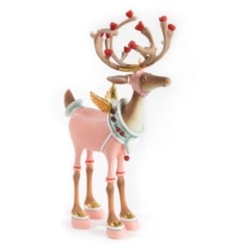 Mackenzie-Childs patience brewster dash away cupid reindeer figure