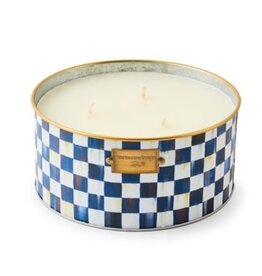Mackenzie-Childs royal check large citronella candle
