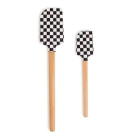 Mackenzie-Childs courtly check spatula, set of 2
