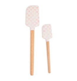 Mackenzie-Childs rosy check spatula, set of 2