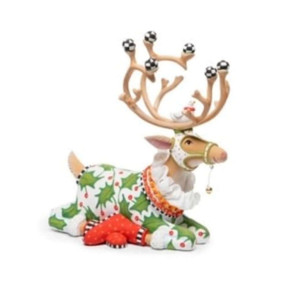 Mackenzie-Childs patience brewster dash away sitting vixen reindeer figure