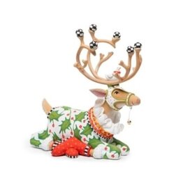 Mackenzie-Childs patience brewster dash away sitting vixen reindeer figure