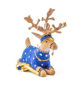 Mackenzie-Childs patience brewster dash away sitting comet reindeer figure