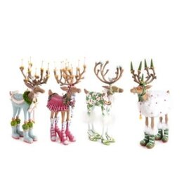 Mackenzie-Childs patience brewster dash away reindeer figure set