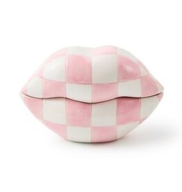 Mackenzie-Childs rosy lips kiss me box
