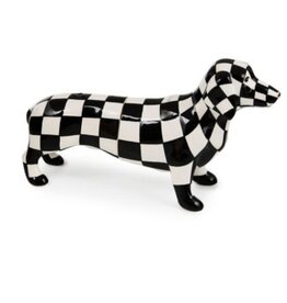 Mackenzie-Childs dachshund salt & pepper set