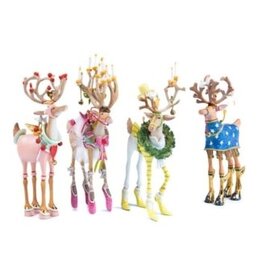 Mackenzie-Childs patience brewster dash away reindeer ornament set-b