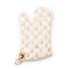 Mackenzie-Childs mocha check oven mitt