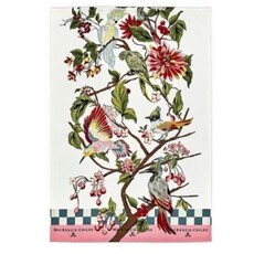 Mackenzie-Childs birdsong dish towel