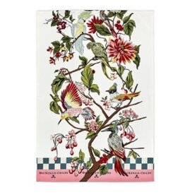Mackenzie-Childs birdsong dish towel