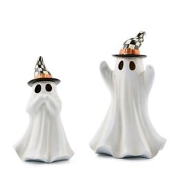 Mackenzie-Childs courtly illuminated ghosts, set of 2