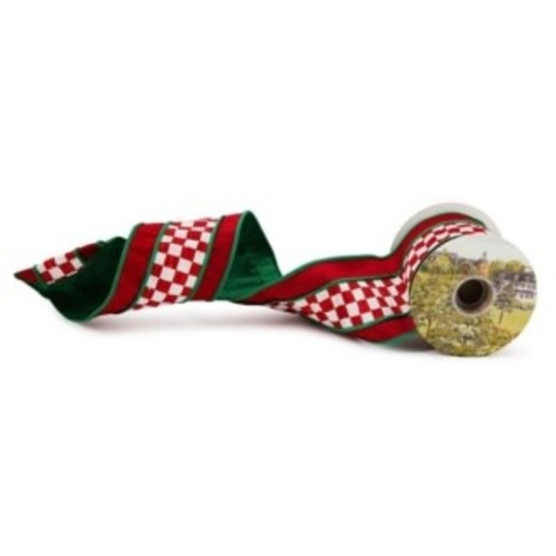 Mackenzie-Childs check it out 4" ribbon