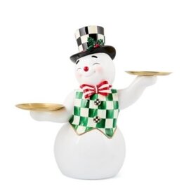Mackenzie-Childs check it out snowman butler