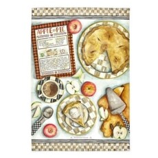 Mackenzie-Childs apple pie recipe dish towel