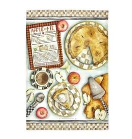Mackenzie-Childs apple pie recipe dish towel