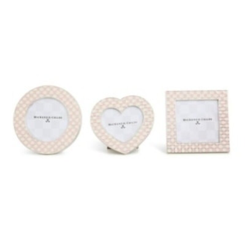 Mackenzie-Childs celebrate rosy assorted frames, set of 3