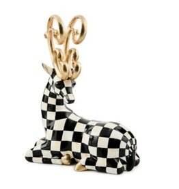 Mackenzie-Childs courtly noel resting deer
