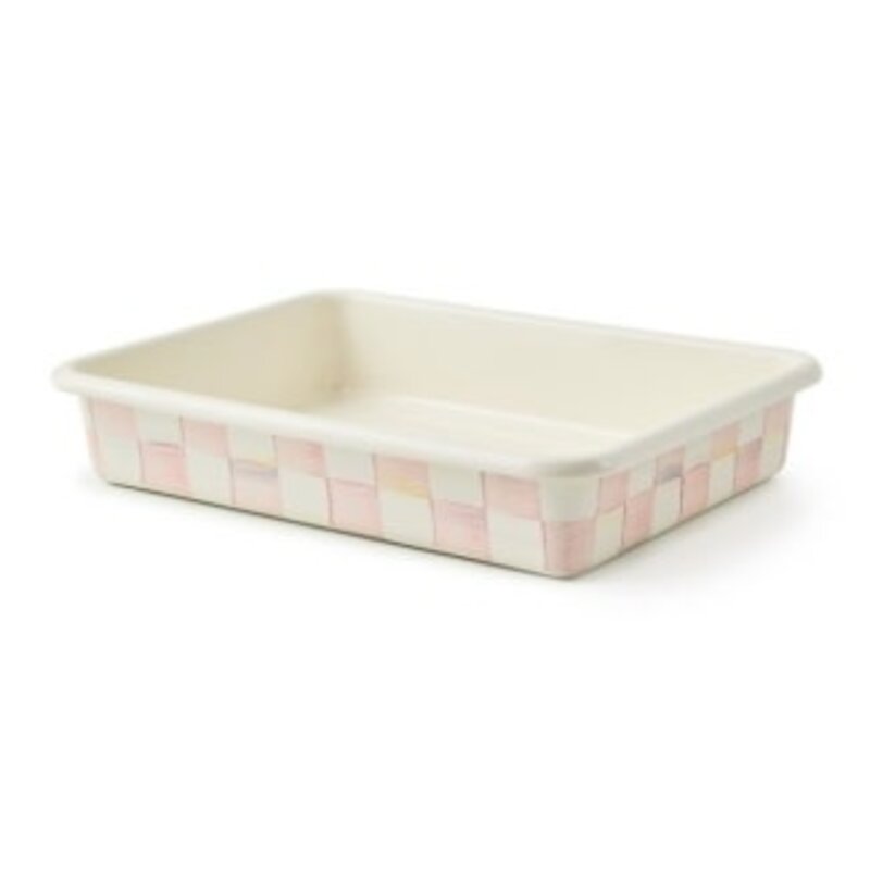 Mackenzie-Childs rosy check 9" x 13" baking pan