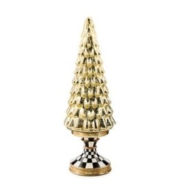 Mackenzie-Childs courtly noel short illuminated glass tree