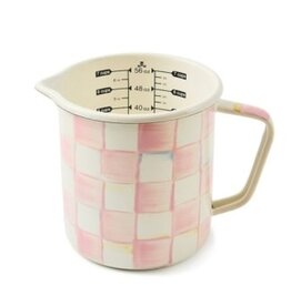 Mackenzie-Childs rosy check 7 cup measuring cup