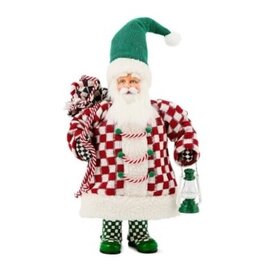 Mackenzie-Childs check it out small fabric santa