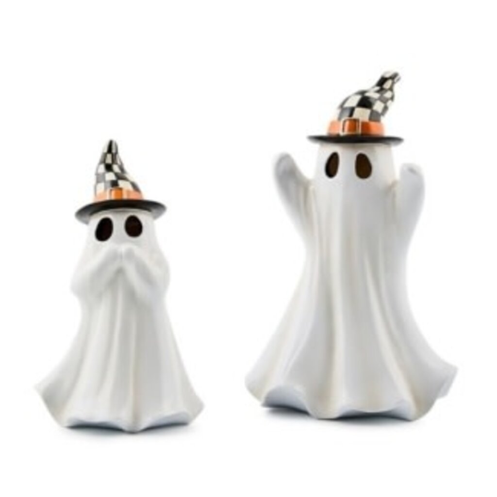 Mackenzie-Childs courtly illuminated ghosts, set of 2