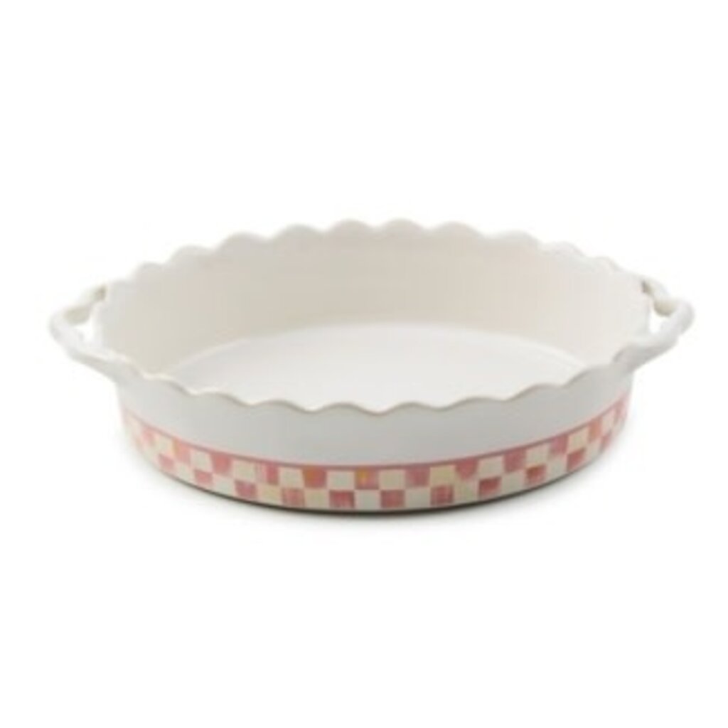 Mackenzie-Childs rosy check everyday medium oval baker