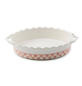 Mackenzie-Childs rosy check everyday medium oval baker