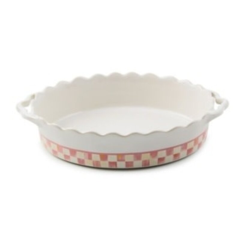 Mackenzie-Childs rosy check everyday medium oval baker