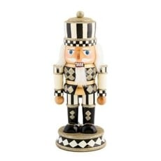 Mackenzie-Childs courtly harlequin short nutcracker