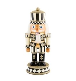 Mackenzie-Childs courtly harlequin short nutcracker
