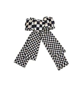 Mackenzie-Childs courtly check elegant bow