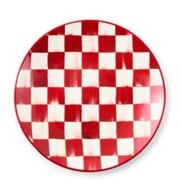Mackenzie-Childs cherry check salad plates, set of 4