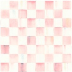 Mackenzie-Childs rosy check peel & stick wallpaper