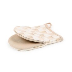 Mackenzie-Childs mocha check mini oven mitt