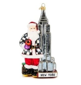 Mackenzie-Childs empire state building glass ornament