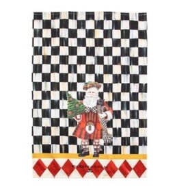 Mackenzie-Childs scottish santa dish towel