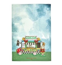 Mackenzie-Childs hot cocoa food truck dish towel