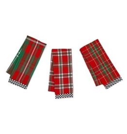 Mackenzie-Childs festive woven dish towels, set of 3