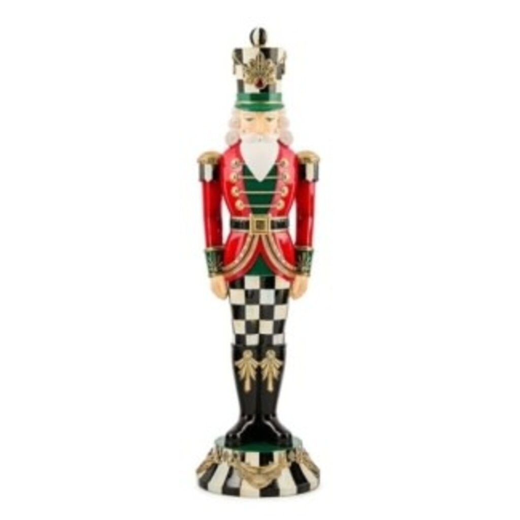 Mackenzie-Childs courtly classic resin nutcracker