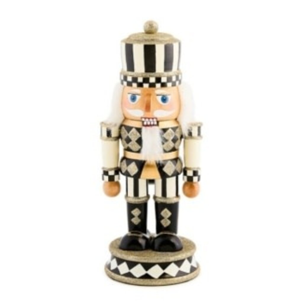 Mackenzie-Childs courtly harlequin short nutcracker