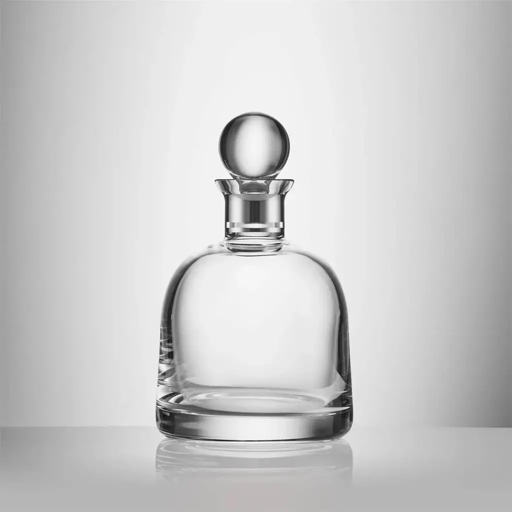 Waterford Elegance Short Decanter, 32.5oz w/ Round Stopper