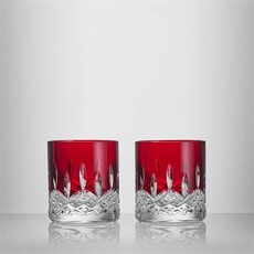Waterford Lismore Tumbler Straight 6 oz., Red, set of 2