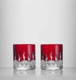 Waterford Lismore Tumbler Straight 6 oz., Red, set of 2