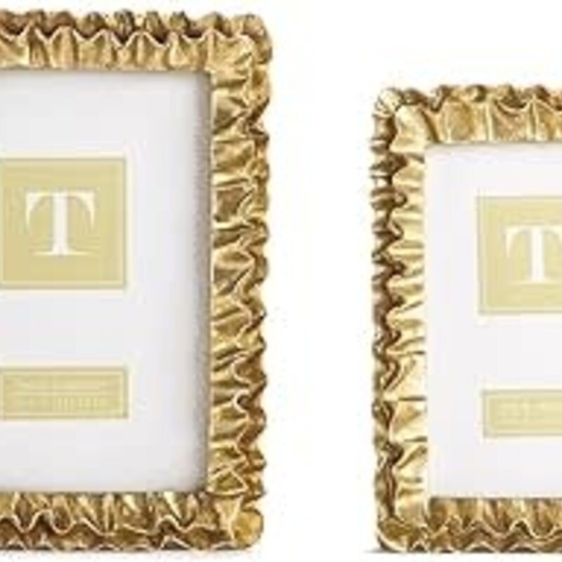 Gold Ruffle Frame 4x6